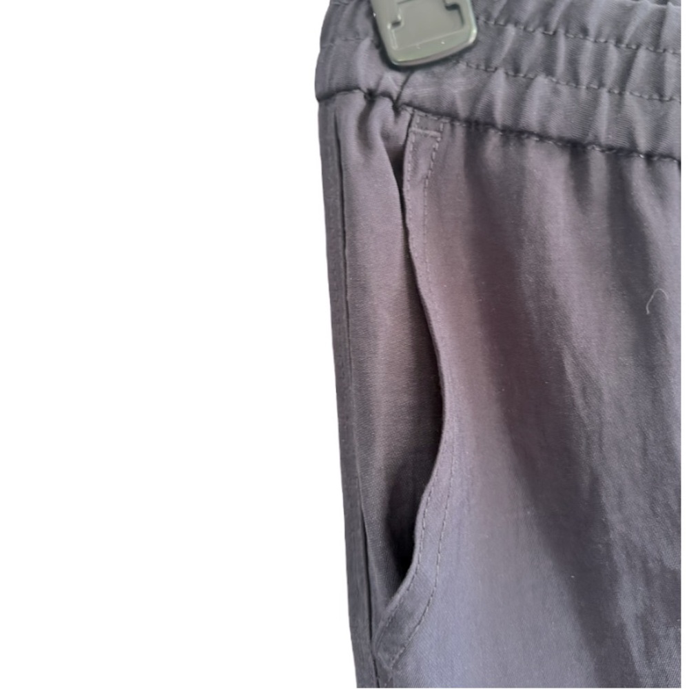 Zara Cropped Navy Pants - Picture 9 of 11